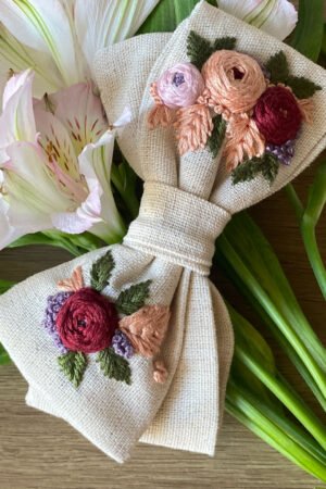 Lazo Isabel Bordado hecho a mano